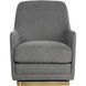Marcela Belfast Koala Grey Swivel Lounge Chair, Swivel